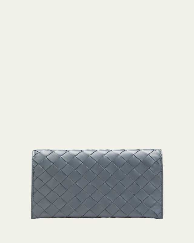 Intrecciato Wallet on Strap
